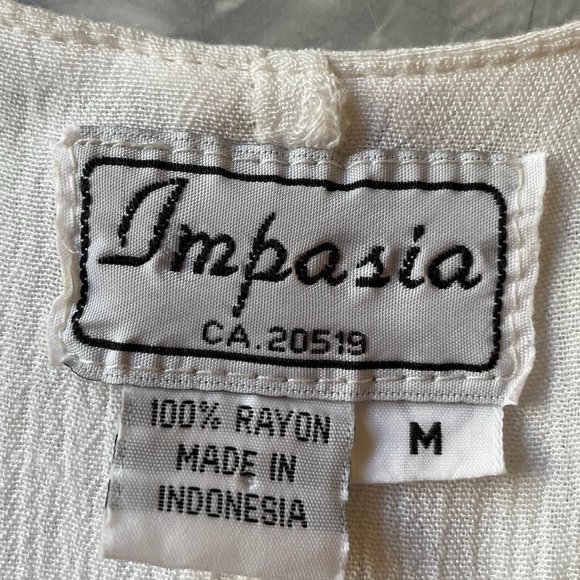 Vintage IMPASIA Floral Maxi Dress - Picture 6 of 8